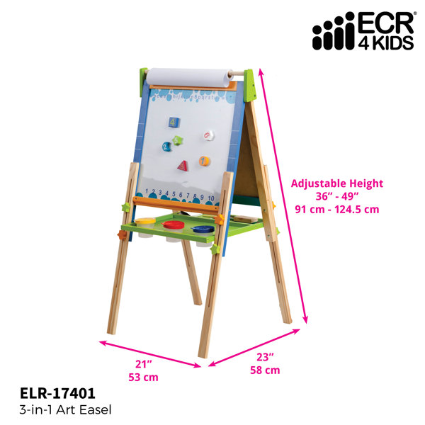 ECR4Kids Folding Board Easel & Reviews Wayfair